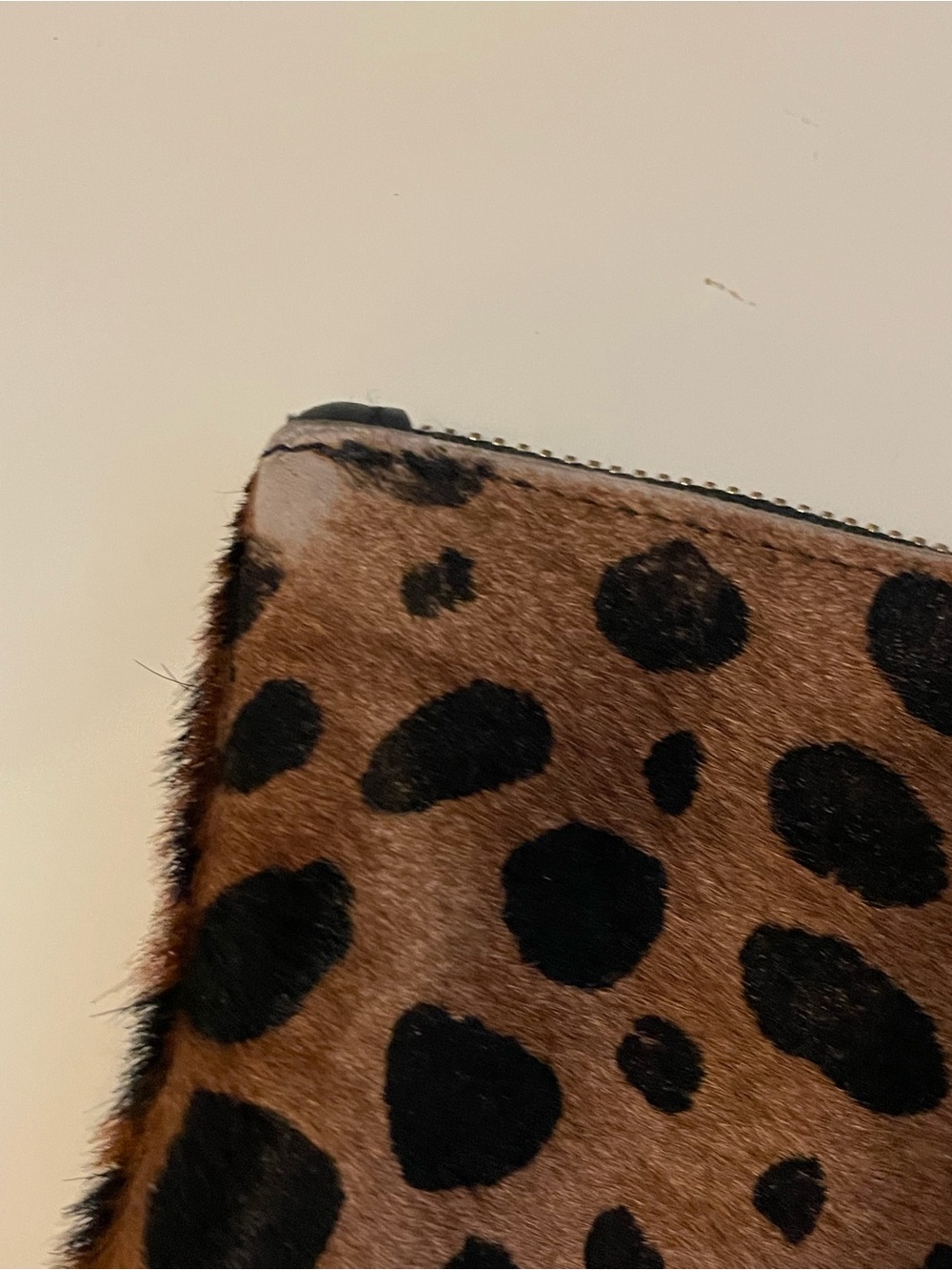 Clare V Leopard Haircalf Zip Pouch - Picture 6 of 12